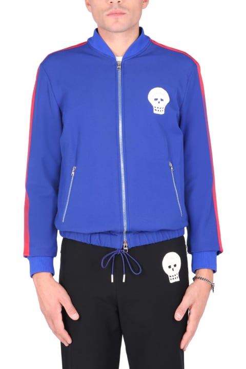 Alexander McQueen Fleeces & Tracksuits for Men Alexander McQueen "skull" Embroidered Sweatshirt