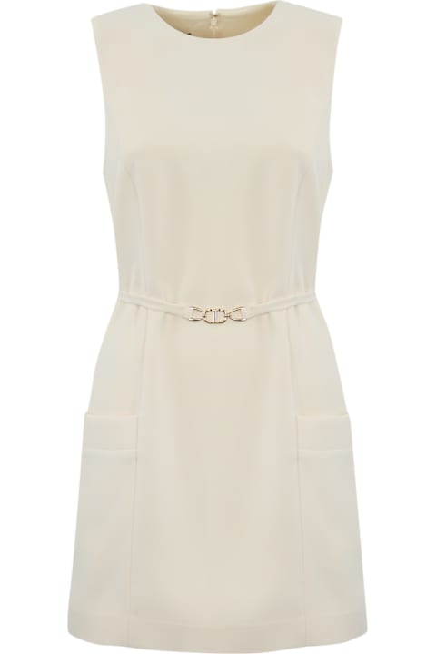 Homeware TwinSet Fluid Crepe Tunic With Oval-t Belt