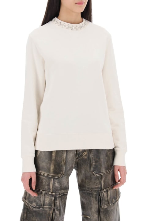 Fleeces & Tracksuits for Women Golden Goose Lavinia Crewneck Sweatshirt With Rhinestones