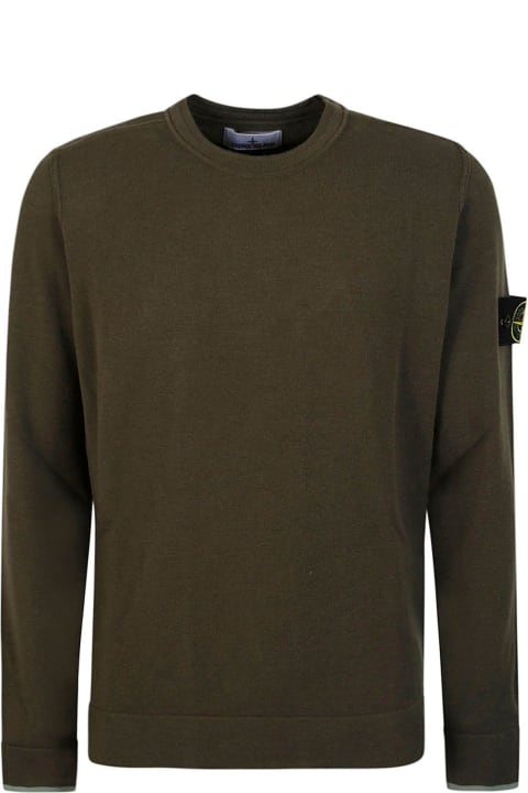 Stone Island Clothing for Men Stone Island Compass Patch Crewneck Jumper