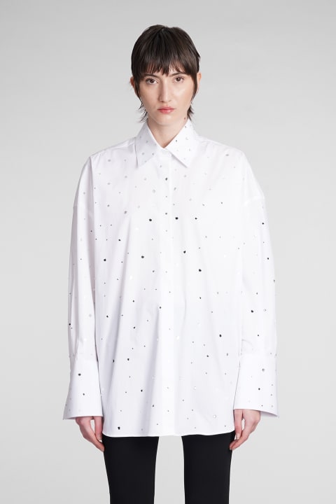 Clothing for Women Giuseppe di Morabito Shirt In White Cotton