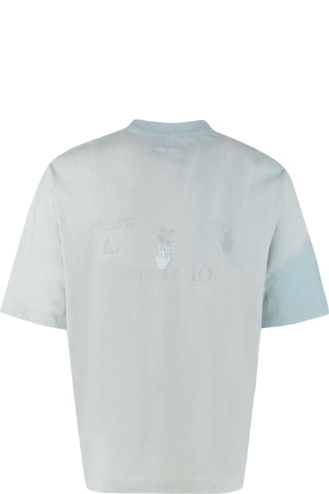Topwear for Men Off-White Logo Cotton T-shirt