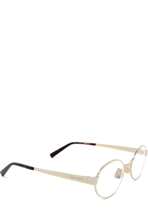 Saint Laurent Eyewear Eyewear for Women Saint Laurent Eyewear Sl 692 Opt Gold Glasses