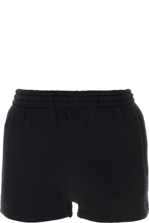 Fashion for Women T by Alexander Wang Black Cotton Shorts