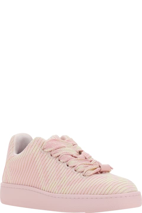 Burberry for Women Burberry Embroidered Fabric Box Sneakers