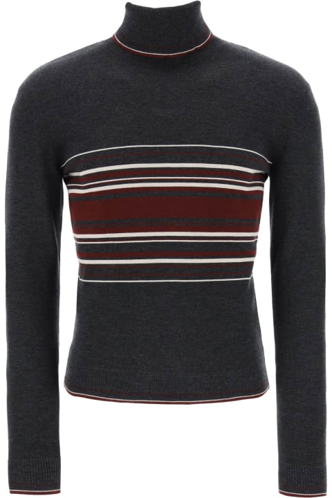 Dolce & Gabbana Clothing for Men Dolce & Gabbana Striped Turtleneck Sweater