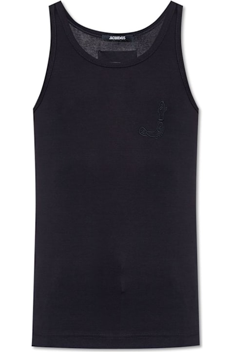 Everywhere Tanks for Men Jacquemus Fisherman Embroidered Tank Top