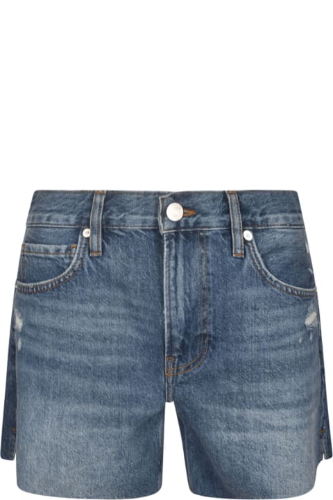 Frame Pants & Shorts for Women Frame Distressed Denim Shorts