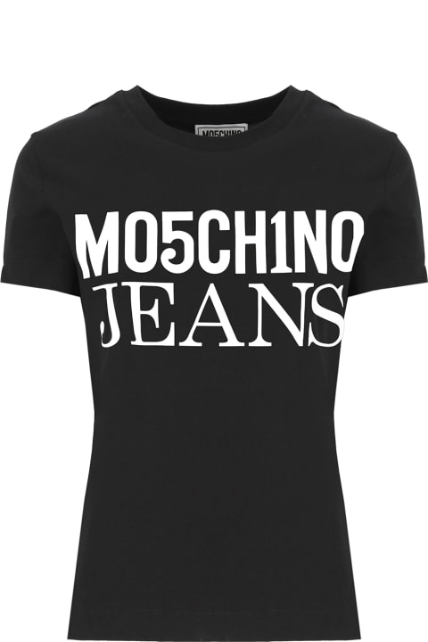 Fashion for Women M05CH1N0 Jeans T-shirt With Logo