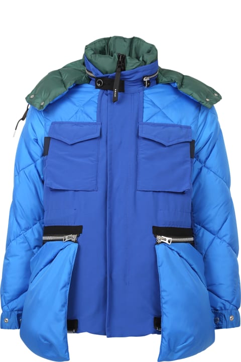 Sacai Coats & Jackets for Men Sacai Piumino Padded Blu