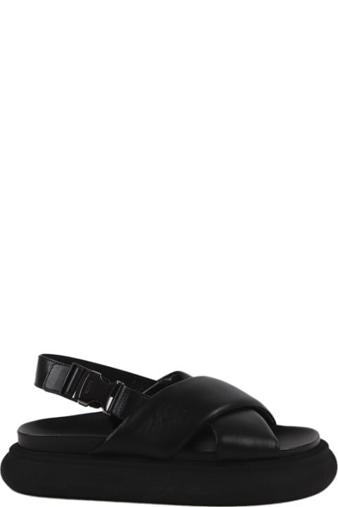 ウィメンズ新着アイテム Moncler Solarisse Nappa Leather Sandal