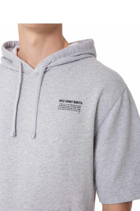 Homeware MC2 Saint Barth Man Short Sleeve Hoodie
