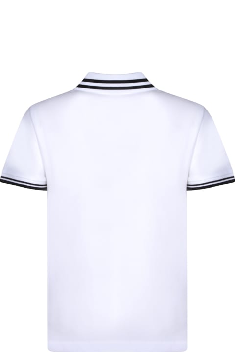 Moncler Sale for Women Moncler Logo-patch Cotton Polo Shirt