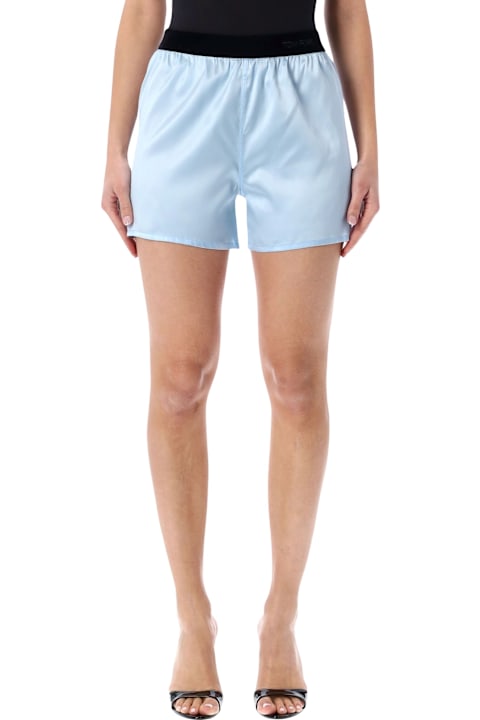 Homeware Tom Ford Tom Ford Stretch Silk Satin Pj Shorts