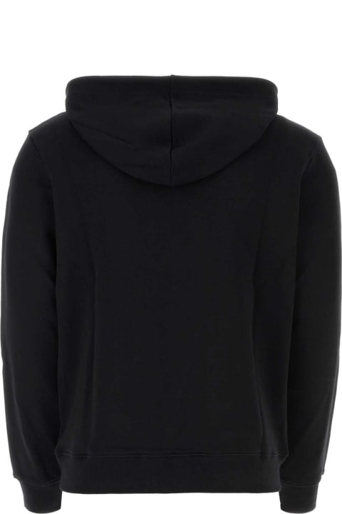 メンズ フリース＆ラウンジウェア A.P.C. Black Cotton Sweatshirt