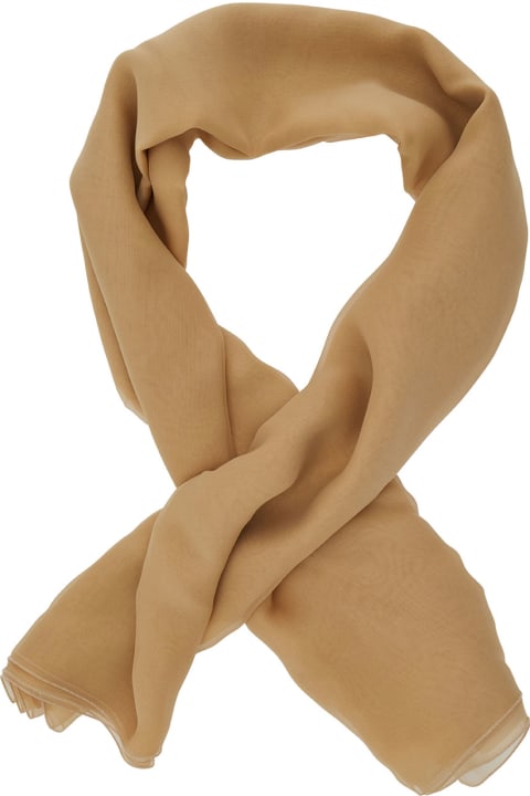 Scarves & Wraps for Women Alberta Ferretti Beige Stole In Silk Woman