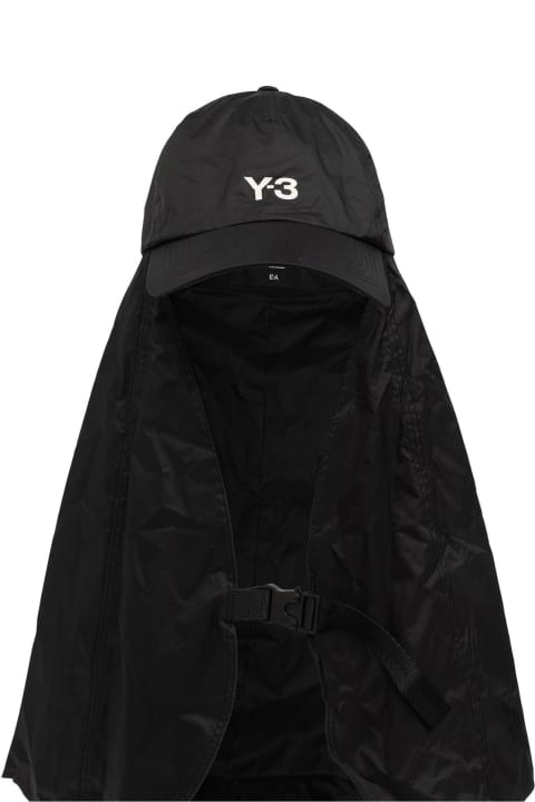Y-3 Hats for Women Y-3 Baseball Cap With Neck Guard