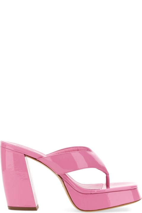 Homeware GIA BORGHINI Patent Sandal.