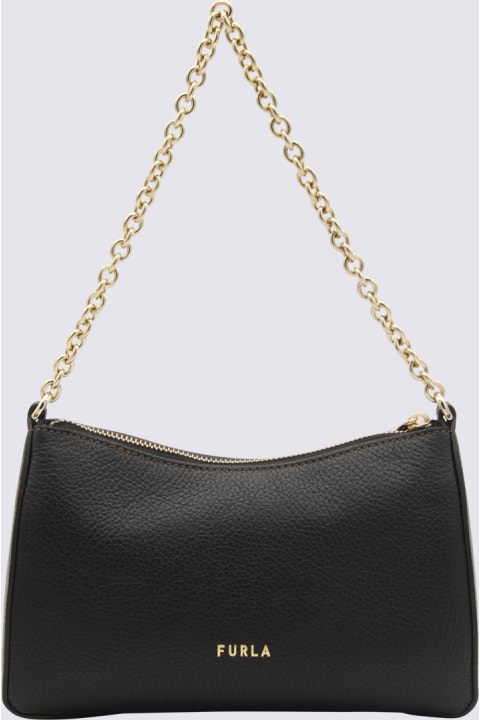 Furla for Women Furla Black Leather Primula Shoulder Bag