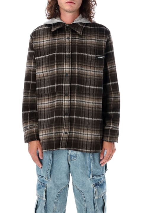 Nahmias Coats & Jackets for Men Nahmias Hooded Flannel Outerwear