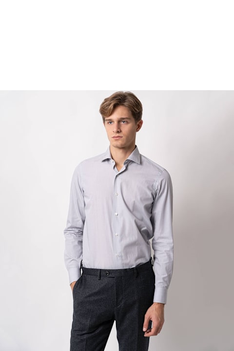 أدوات منزلية Larusmiani Tailored Cotton Shirt Mayfair Shirt