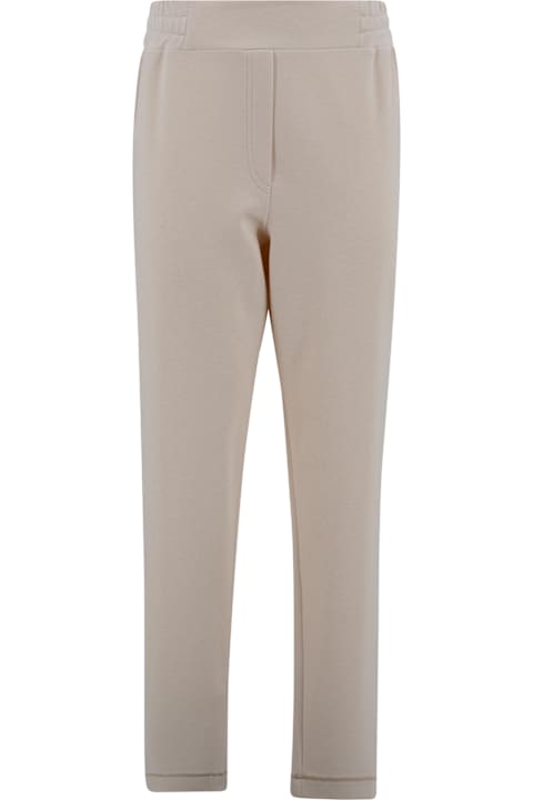 D.Exterior Clothing for Women D.Exterior Viscose Trousers Herringbone Pattern