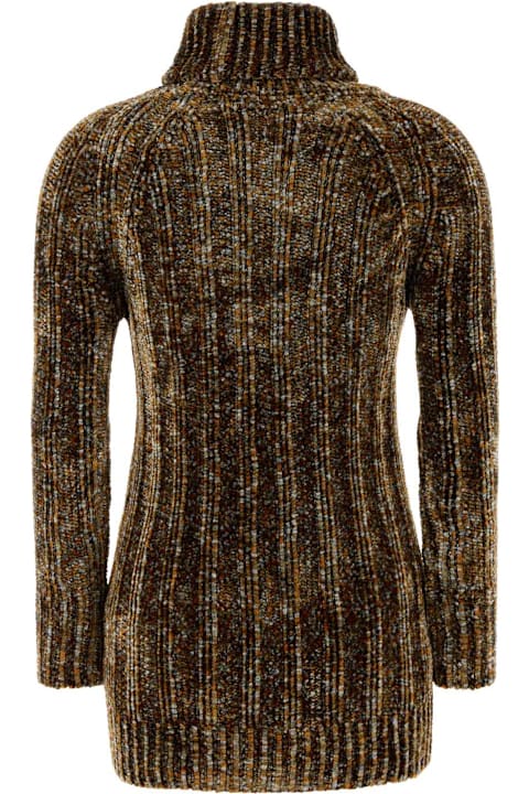 Homeware Dries Van Noten Multicolor Chenille Tagic Sweater Dress