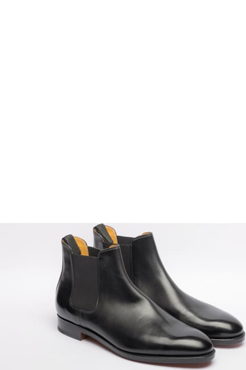 John Lobb Shoes for Men John Lobb Lawry Black Calf Chelsea Boot