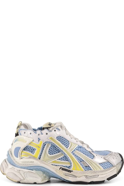 Balenciaga Low-top Runner Mesh Sneakers