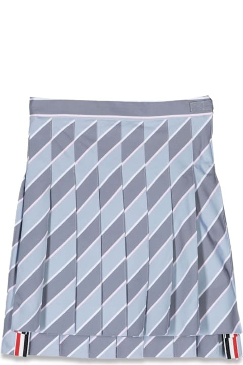 Thom Browne for Kids Thom Browne Pleated Skirt
