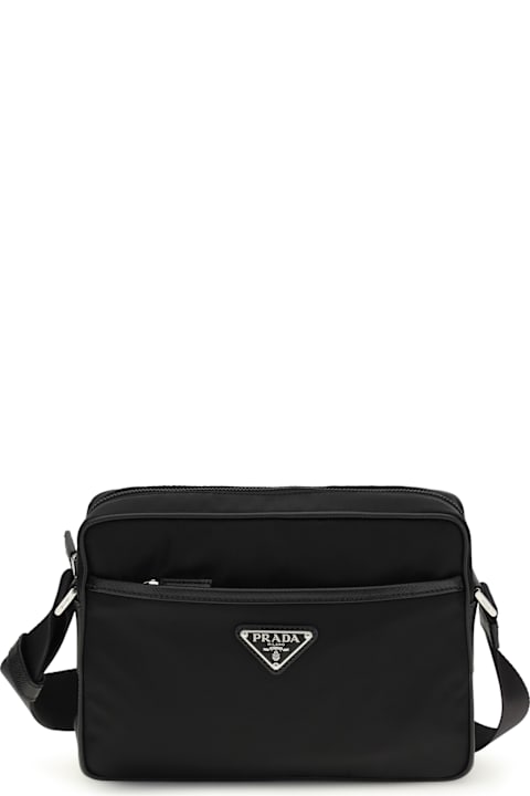 Homeware Prada Re-nylon And Saffiano Shoulder Bag
