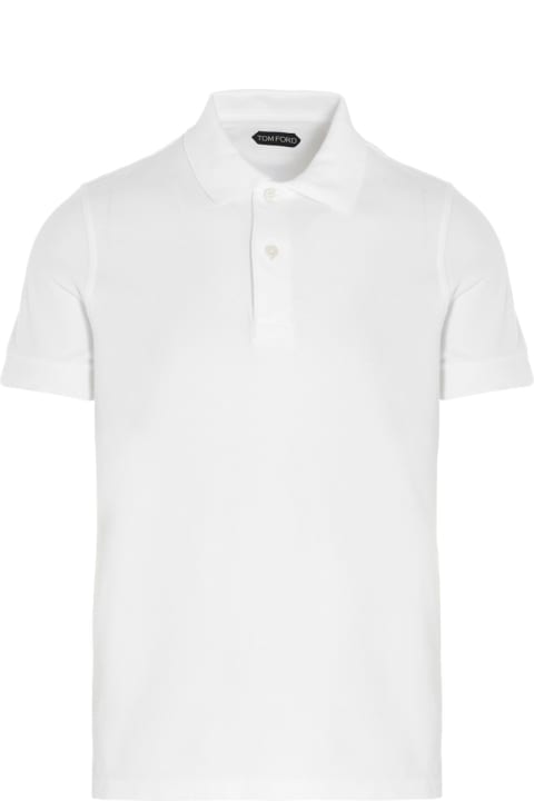 Logo Embroidery Cotton Polo Shirt