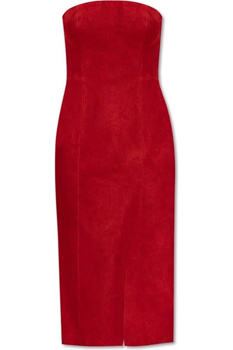 Homeware Alexander McQueen Strapless Midi Dress