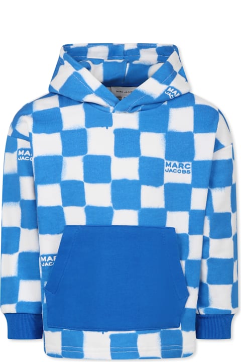 Homeware Marc Jacobs Blue Sweatshirt For Boy With Logo