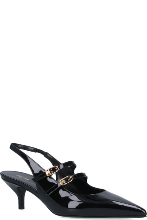 High-Heeled Shoes for Women Celine Mary Jane Slingback Pumps