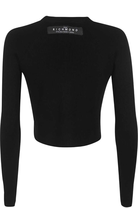 John Richmond Sweaters for Women John Richmond Cropped-length Knitted Cardigan