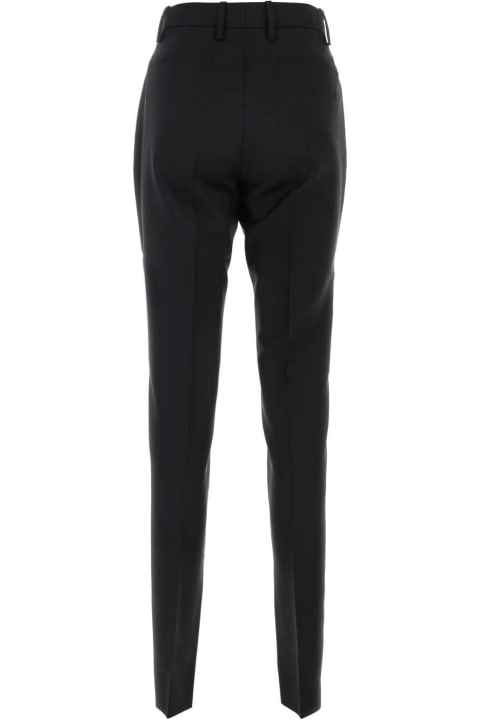 Gucci Clothing for Women Gucci Black Twill Pant