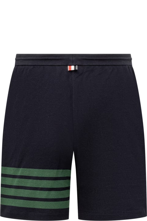 Thom Browne Pants for Men Thom Browne Shorts With 4-bar Logo