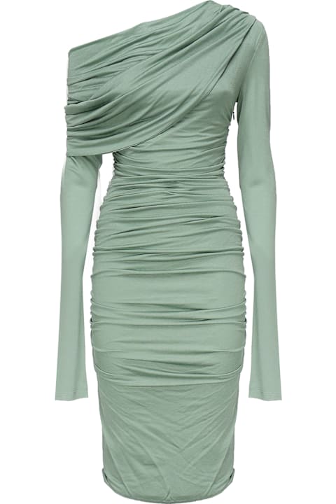 Blumarine for Women Blumarine Jersey Sablè Midi Dress