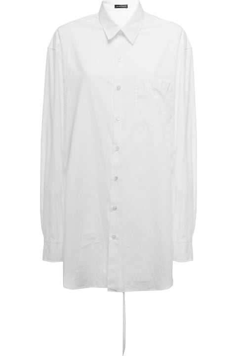 Ann Demeulemeester Topwear for Women Ann Demeulemeester Anne Demeulemeester White Cotton Woman's Poplin Shirt