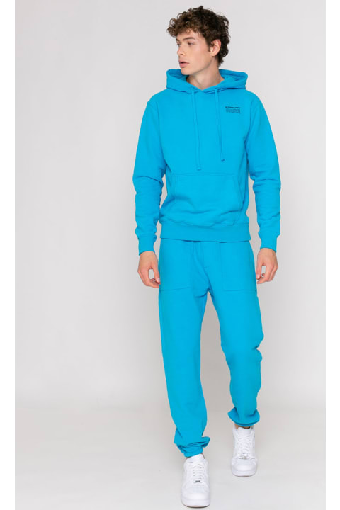 MC2 Saint Barth Fleeces & Tracksuits for Men MC2 Saint Barth Turquoise Cotton Hoodie | Pantone® Special Edition