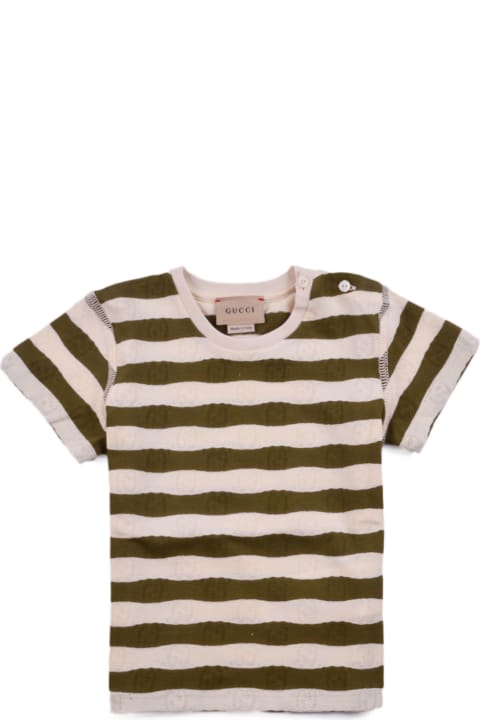 Striped Gg Cotton T-shirt