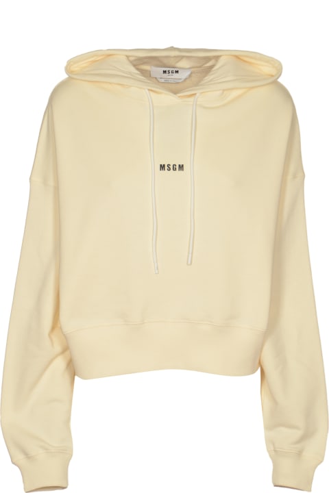 MSGM Fleeces & Tracksuits for Women MSGM Logo Chest Hoodie