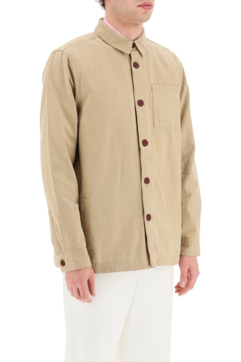 Barbour for Men Barbour Washed Overshirt Jacket