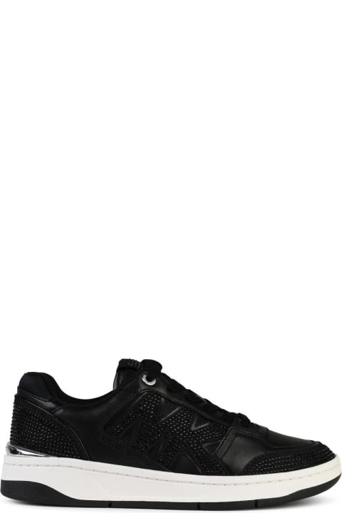 ウィメンズ MICHAEL Michael Korsのスニーカー MICHAEL Michael Kors 'rebel' Black Leather Sneakers