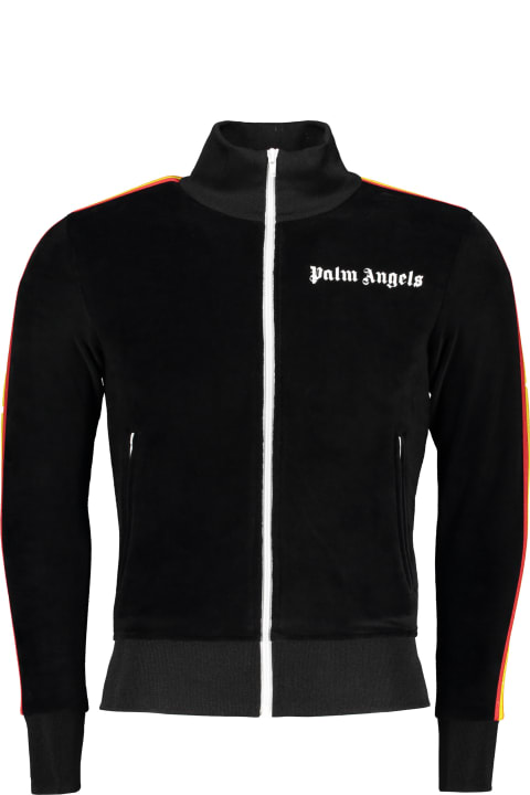 Palm Angels Fleeces & Tracksuits for Men Palm Angels Chenille Full-zip Sweatshirt