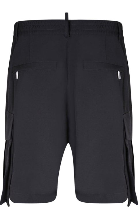 Fashion for Men Dsquared2 Elasticated-waistband Knee-length Cargo Shorts Dsquared2