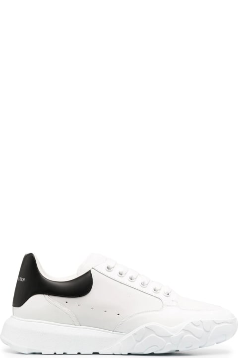 Fashion for Women Alexander McQueen Trainer Court Oversize Sneakers In White And Black