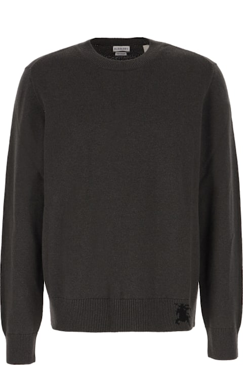 【送料&関税込】Burberry Equestrian Knight Knitted Jumper Burberry Equestrian Knight Knitted Jumper | italist, ALWAYS