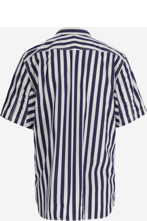 メンズ Junya Watanabeのシャツ Junya Watanabe Junya Watanabe X Carhartt Striped Pattern Cotton Shirt
